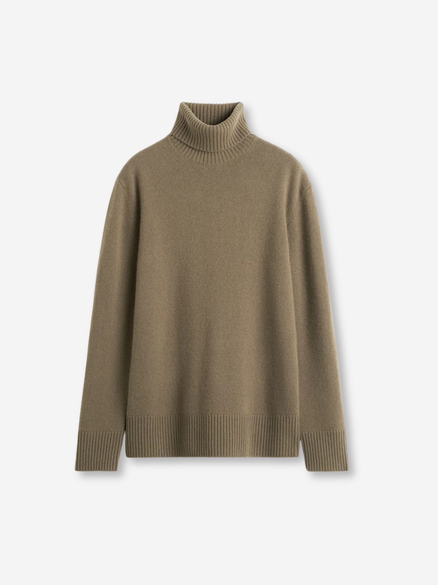 High Neck Cashmere & Merino Wool Blend Sweater