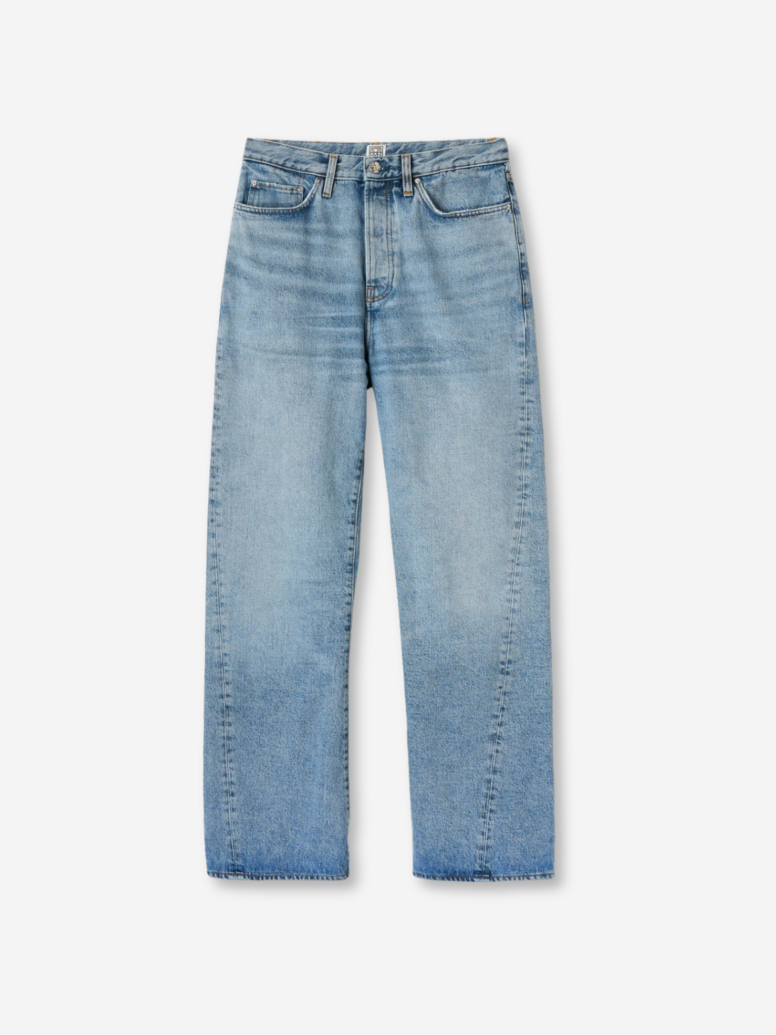 Light Wash Straight Leg Jeans